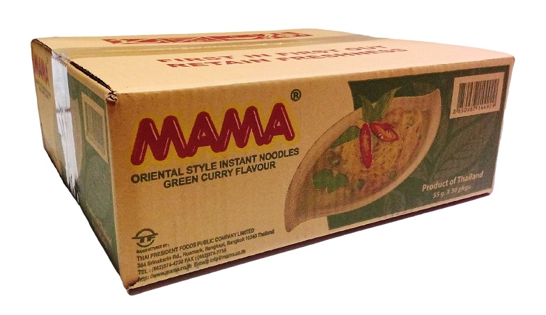 Mama green curry - scatola da 30 bustine